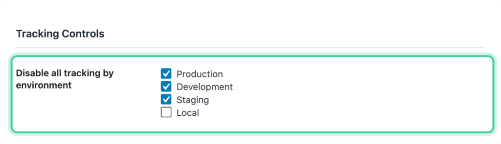 Disable all tracking by environment checkboxes in the Conversion Bridge Options tab